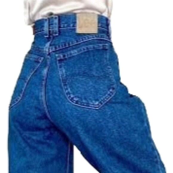 Lee Vintage 90's High Waisted Tapered Ankle 100% Cotton Jeans, Size: 10P - Picture 1 of 10